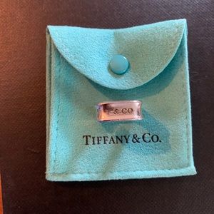 Authentic Tiffany Square Concave Ring